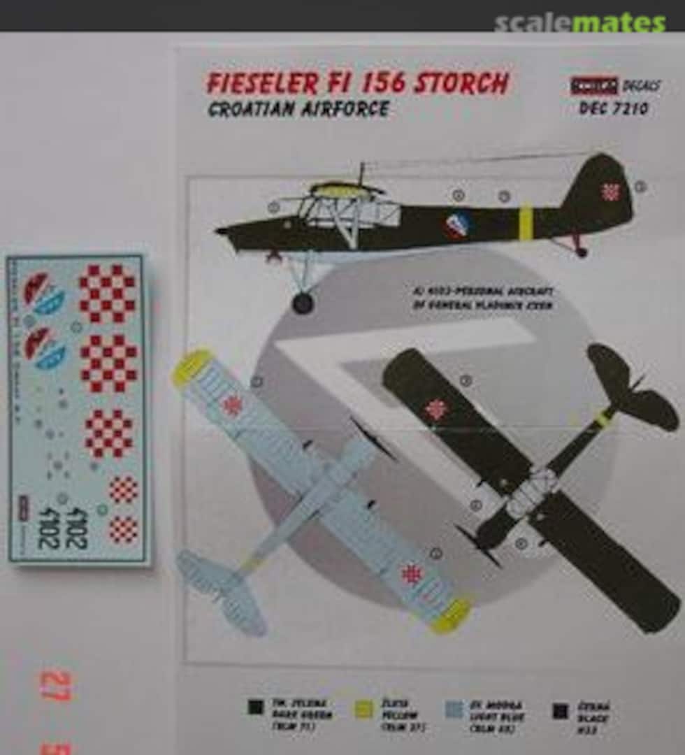 Boxart Fieseler Fi 156 Storch DEC7210 Kora Models Boxart Fieseler Fi 156 Storch DEC7210 Kora Models