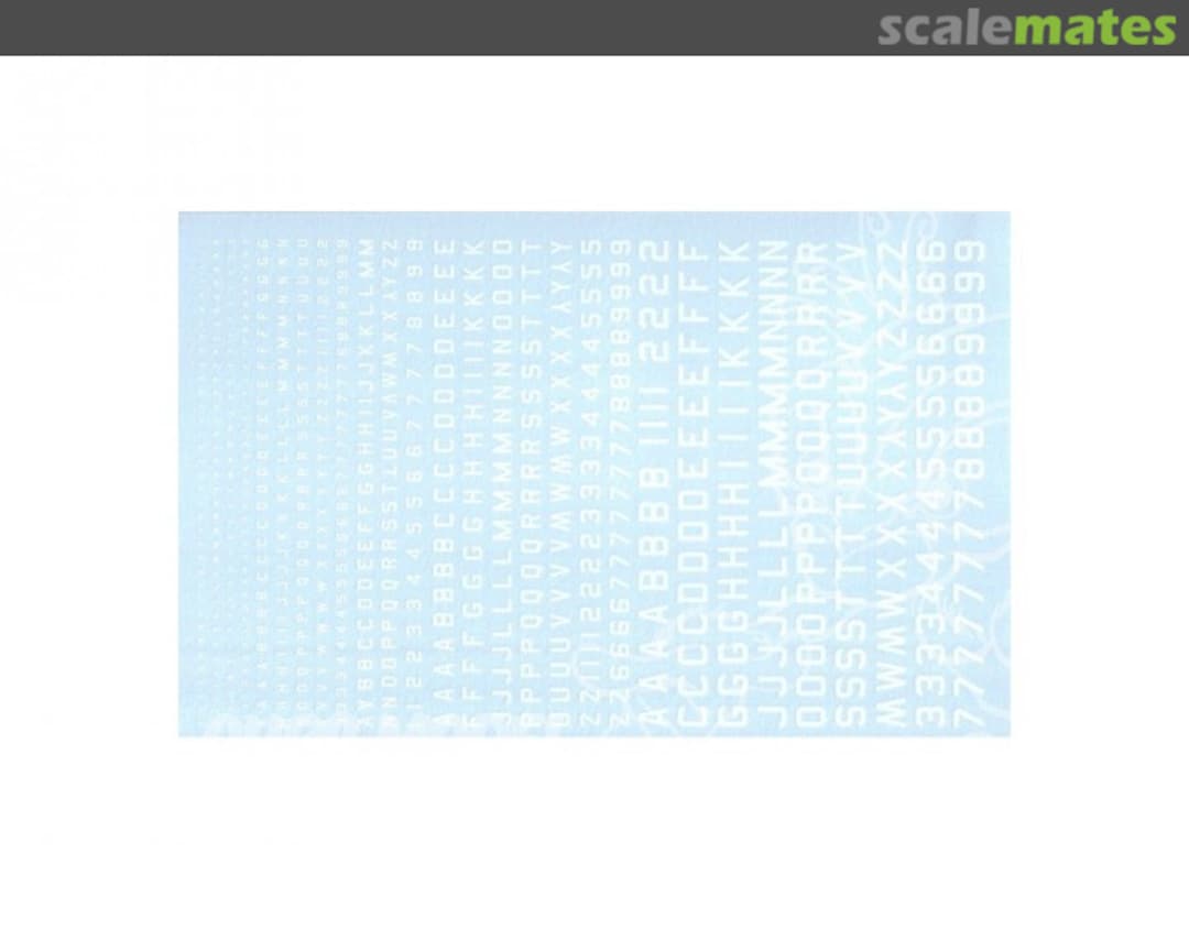 Boxart White 48'' codes (2-10mm) BD 04 Berna Decals Boxart White 48'' codes (2-10mm) BD 04 Berna Decals