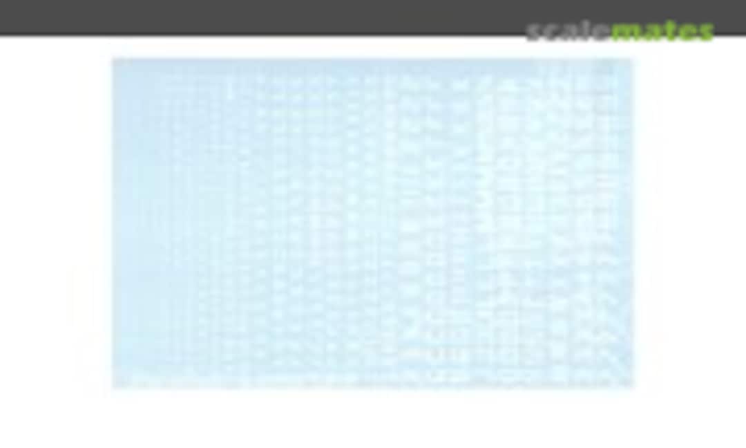 No White 48'' codes (2-10mm) (Berna Decals BD 04) BD 04