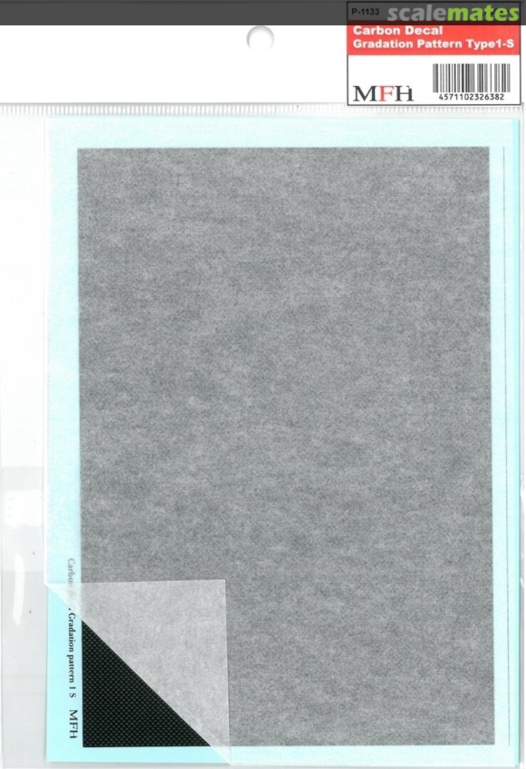 Boxart Carbon Decal Square Gradation P-1133 Model Factory Hiro Boxart Carbon Decal Square Gradation P-1133 Model Factory Hiro