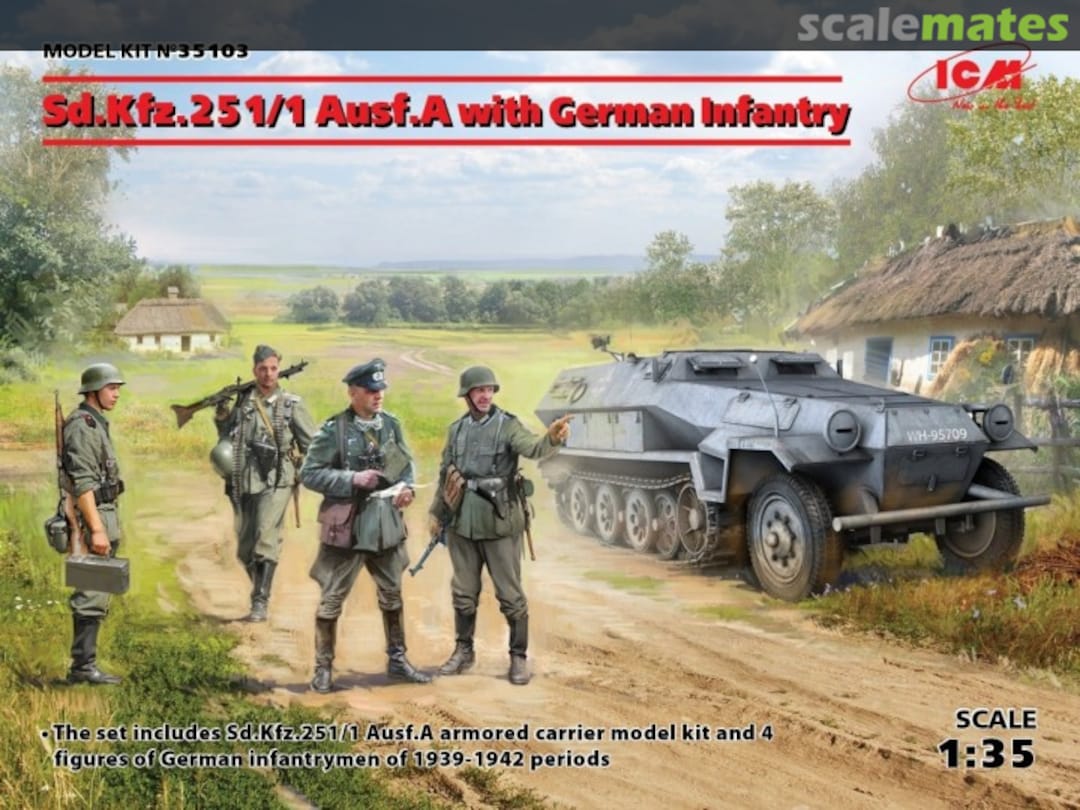 Boxart Sd.Kfz.251/1 Ausf.A 35103 ICM Boxart Sd.Kfz.251/1 Ausf.A 35103 ICM