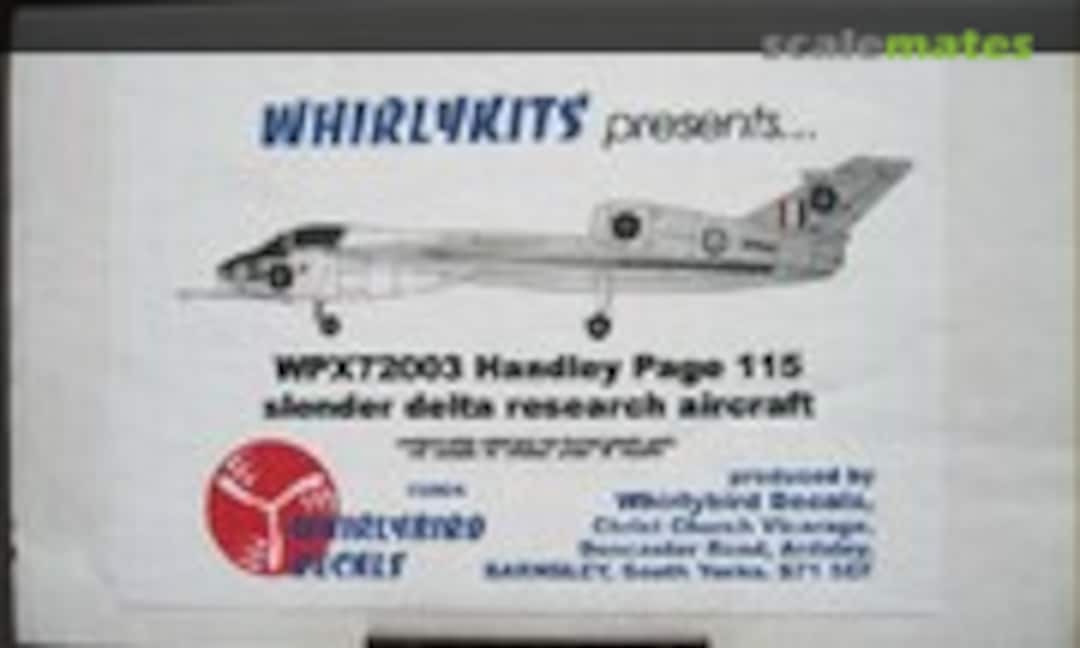 1:72 Handley Page 115 (Whirlykits WPX72003) WPX72003