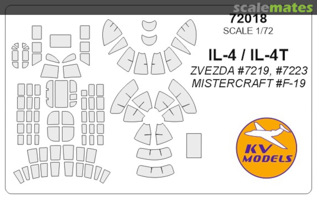 Boxart Il-4 / Il-4T 72018 KV Models