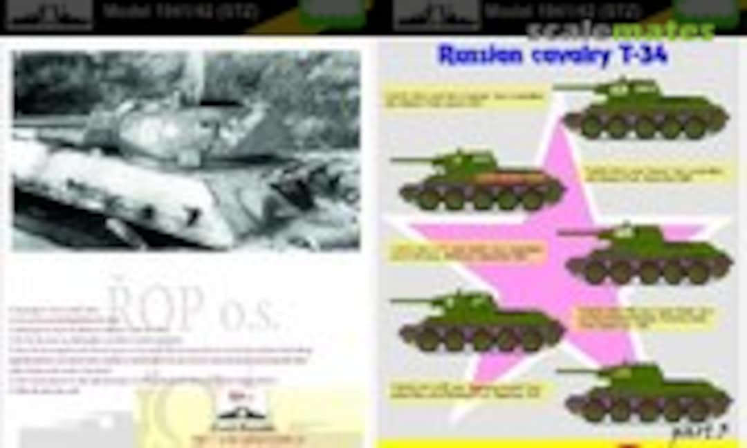 1:72 T-34/76 MODEL 1941/42 (STZ) - RUSSIAN CAVALRY T-34 (ROP o.s. MNFDT72015) MNFDT72015