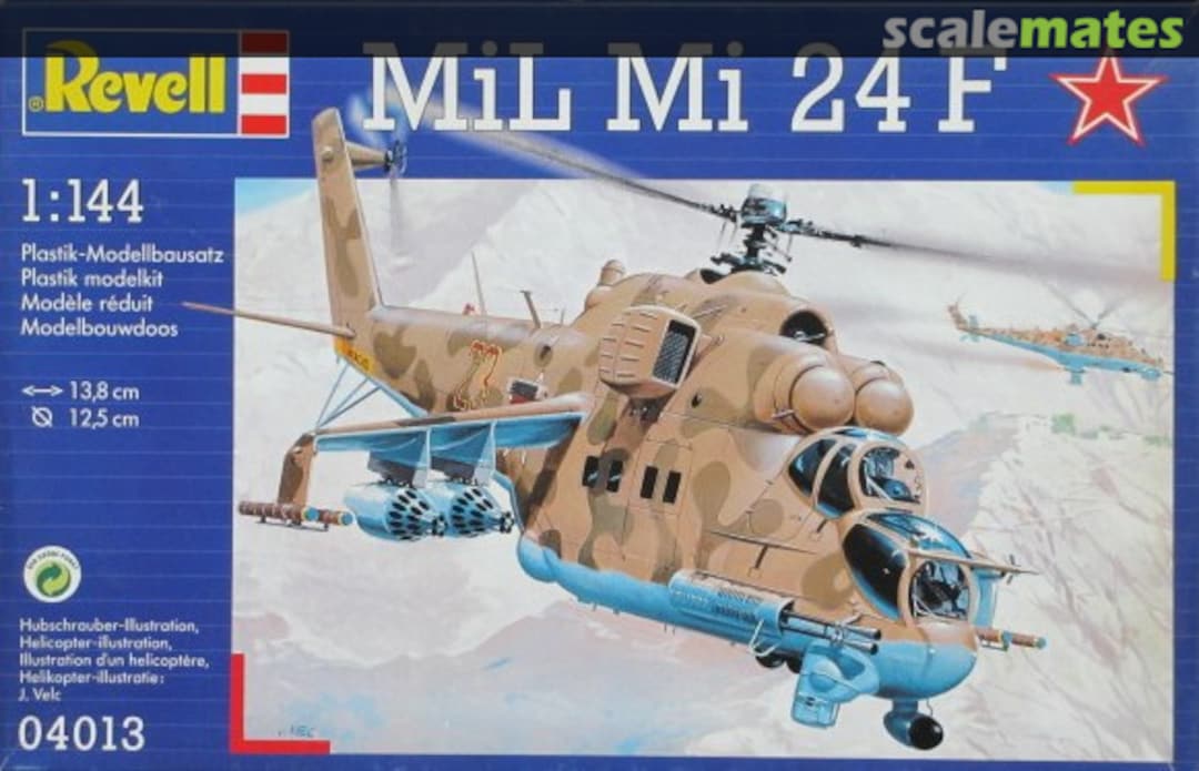 Boxart MiL Mi-24F 04013 Revell Boxart MiL Mi-24F 04013 Revell