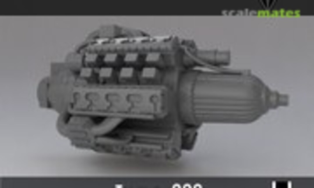 1:48 Junkers Jumo 222 engine (my3dbase 01380) 01380