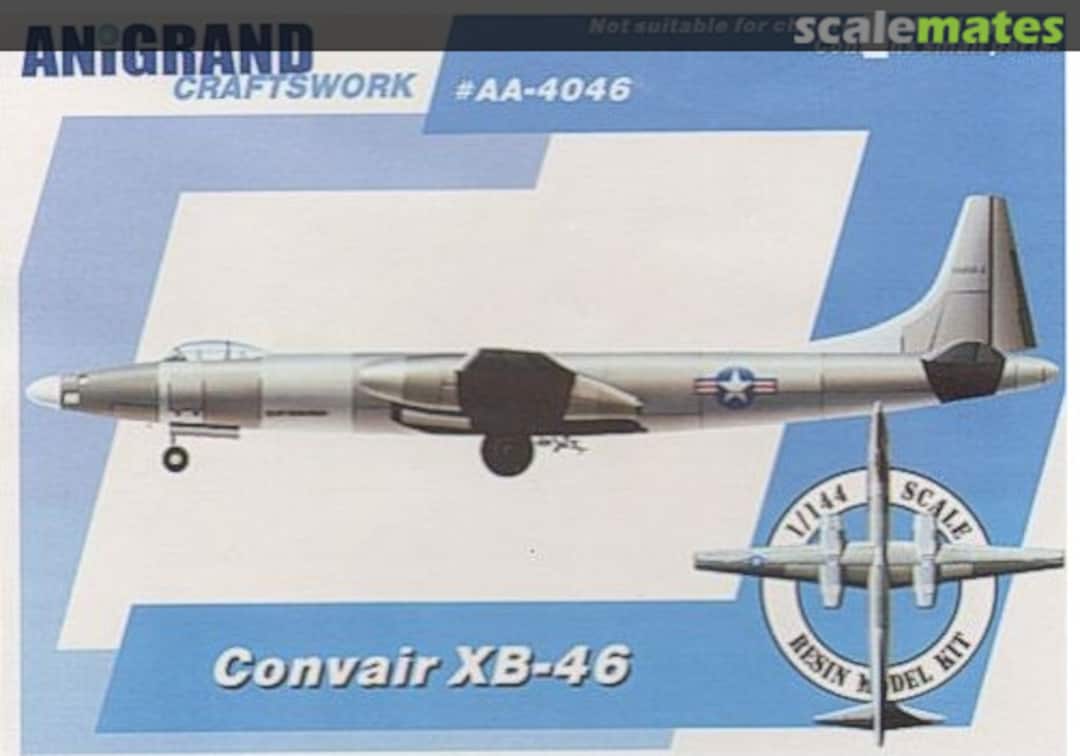 Boxart Convair XB-46 AA-4046 Anigrand Craftswork Boxart Convair XB-46 AA-4046 Anigrand Craftswork