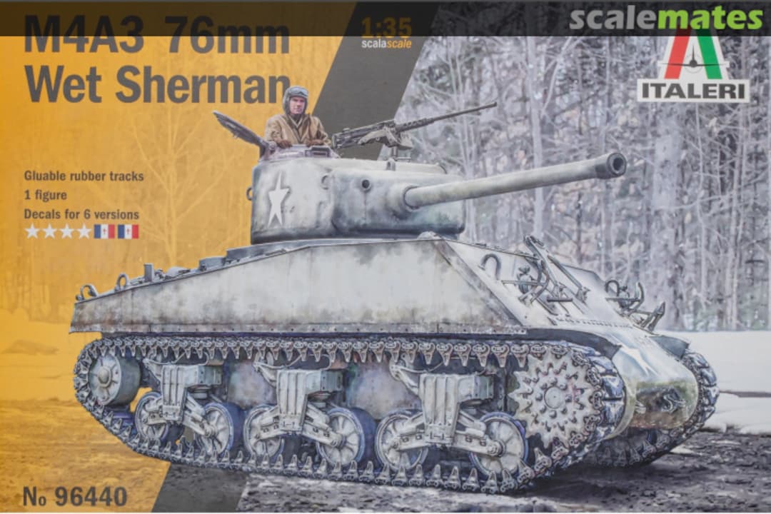 Boxart M4A3 Sherman 96440 Italeri Boxart M4A3 Sherman 96440 Italeri