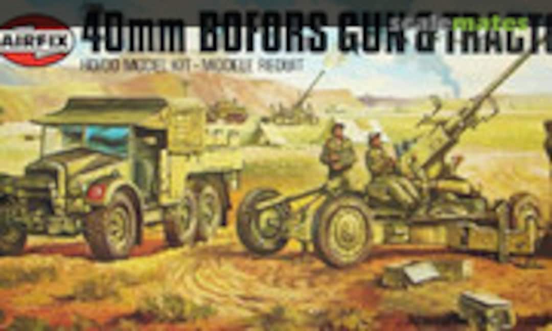 1:76 40mm Bofors Gun &amp; Tractor (Airfix 02314-2)
