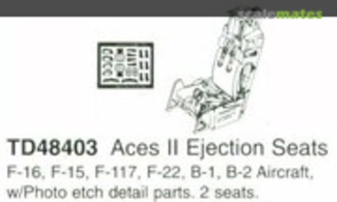 1:48 Aces II Ejection Seats (2pcs) (True Details 48403)