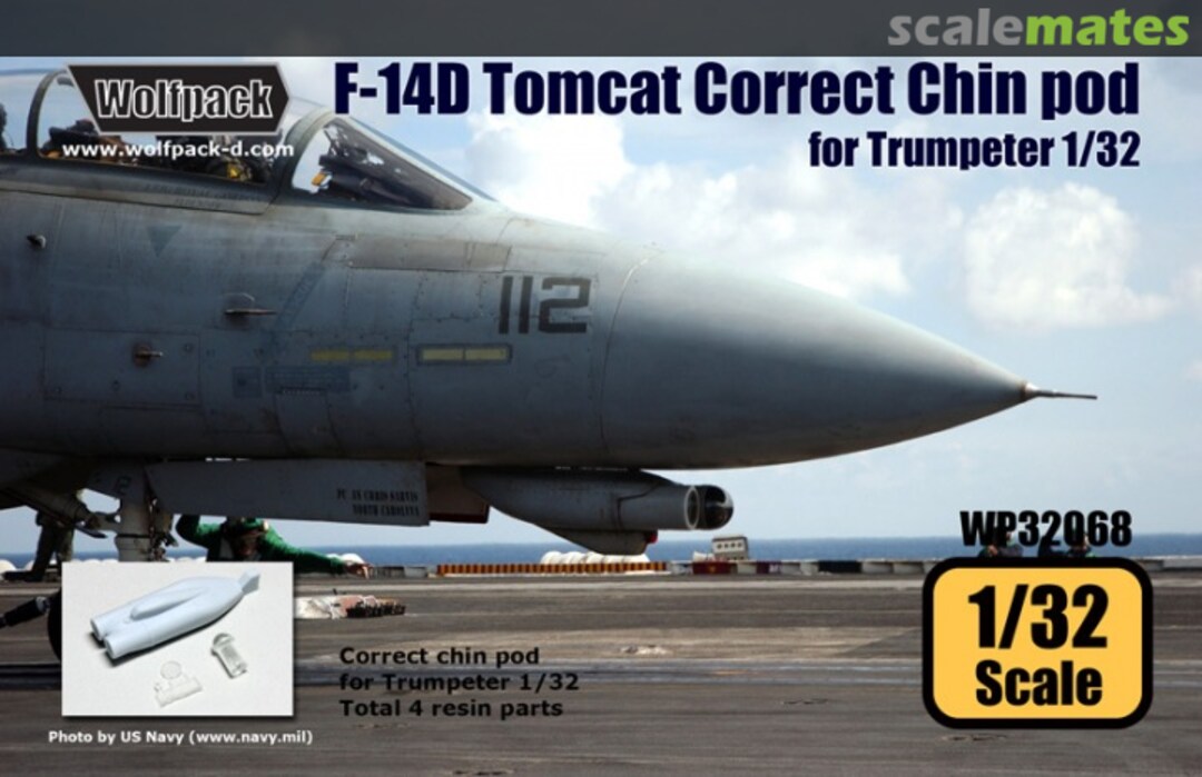 Boxart F-14D Tomcat Correct Chin Pod Set WP32068 Wolfpack Boxart F-14D Tomcat Correct Chin Pod Set WP32068 Wolfpack