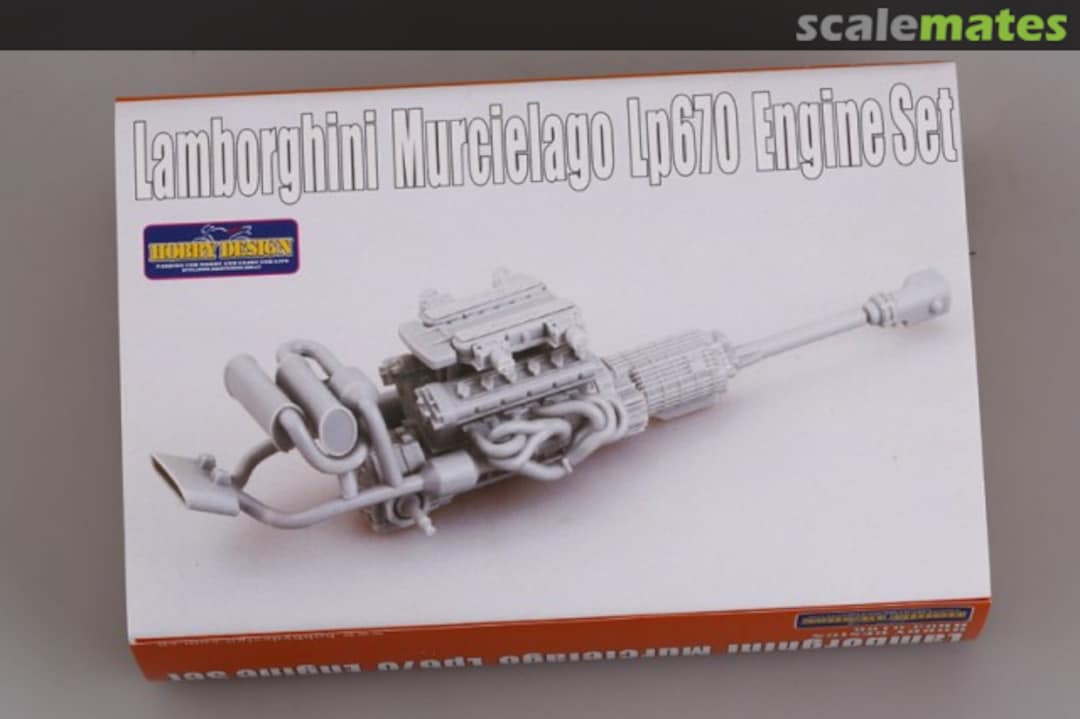 Boxart Lamborghini Murcielago LP670 Engine set HD03-0196 Hobby Design Boxart Lamborghini Murcielago LP670 Engine set HD03-0196 Hobby Design