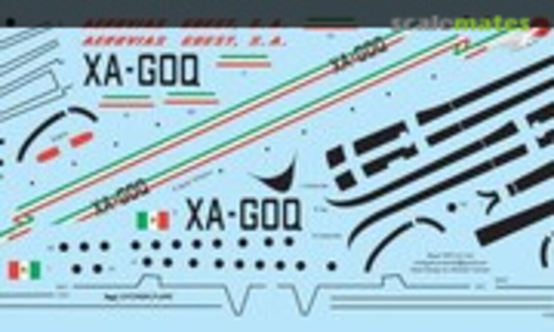 1:140 L-749 Aerovias Guest (Vintage Flyer Decals VFD140-164) VFD140-164