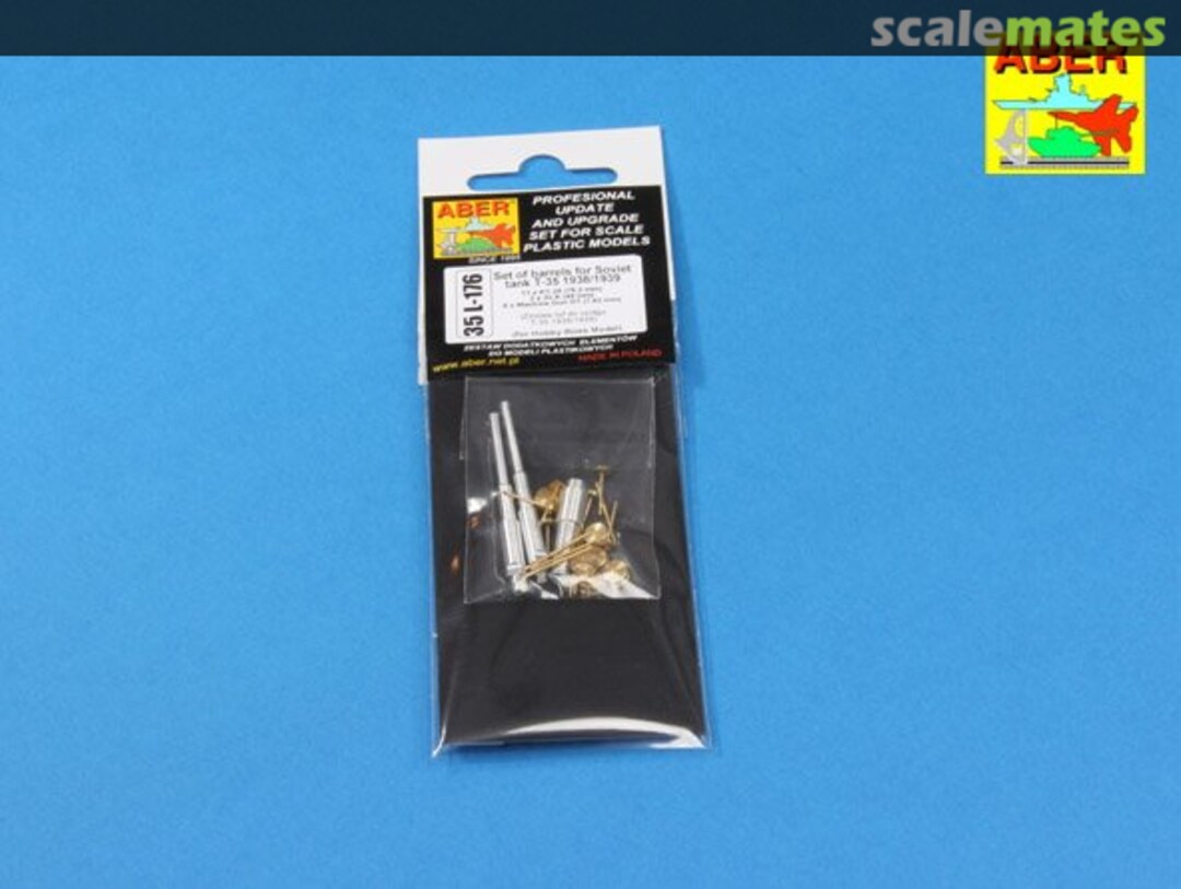 Boxart 76 mm KT-28 gun barrel + 2 x 45 mm 20K + 6 x 7.62mm DT 35L-176 Aber Boxart 76 mm KT-28 gun barrel + 2 x 45 mm 20K + 6 x 7.62mm DT 35L-176 Aber
