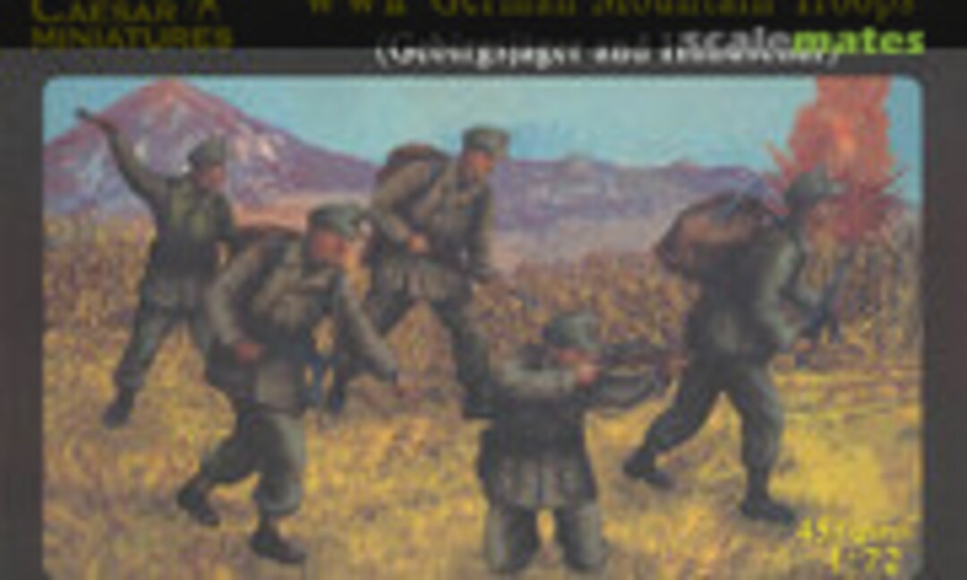 1:72 WWII German Mountain Troops (Caesar Miniatures H067)