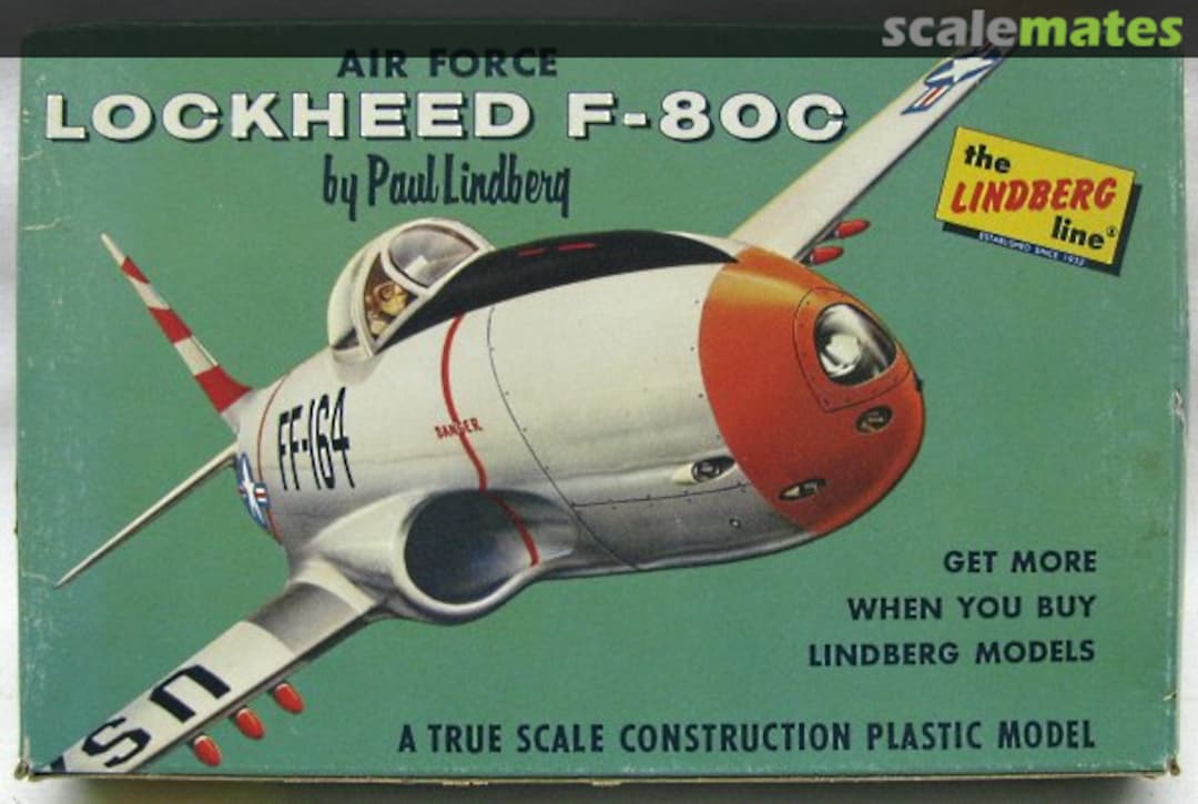 Boxart Lockheed F-80C 426-39 Lindberg Boxart Lockheed F-80C 426-39 Lindberg