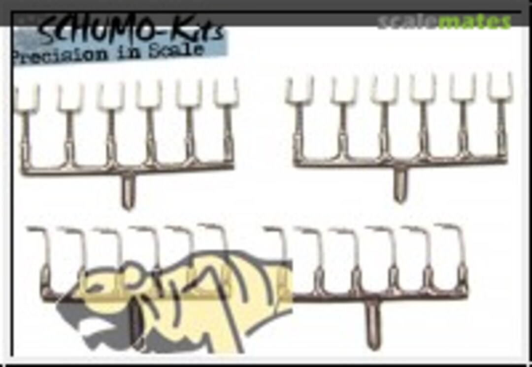 Boxart Rear spare-track holders for Tamiya Panther G and Jagdpanther PA0028 SCHUMO-Kits Boxart Rear spare-track holders for Tamiya Panther G and Jagdpanther PA0028 SCHUMO-Kits