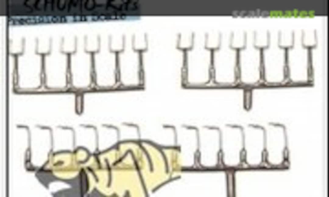 1:16 Rear spare-track holders for Tamiya Panther G and Jagdpanther (SCHUMO-Kits PA0028) PA0028