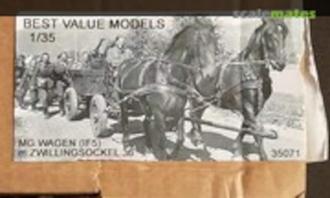 1:35 MG Wagen IF5 with Zwillingssockellafette (ZwiSoLa) 36 MG (Best Value Models 35071) 35071