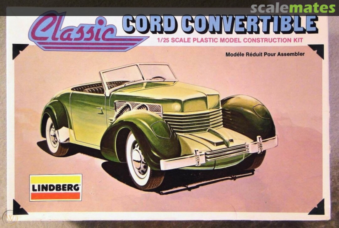 Boxart Cord Convertible 371 Lindberg Boxart Cord Convertible 371 Lindberg