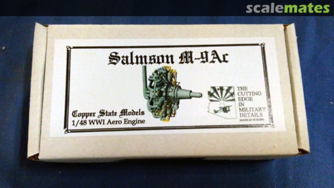 Boxart Salmson M-9Ac E48016 Copper State Models Boxart Salmson M-9Ac E48016 Copper State Models