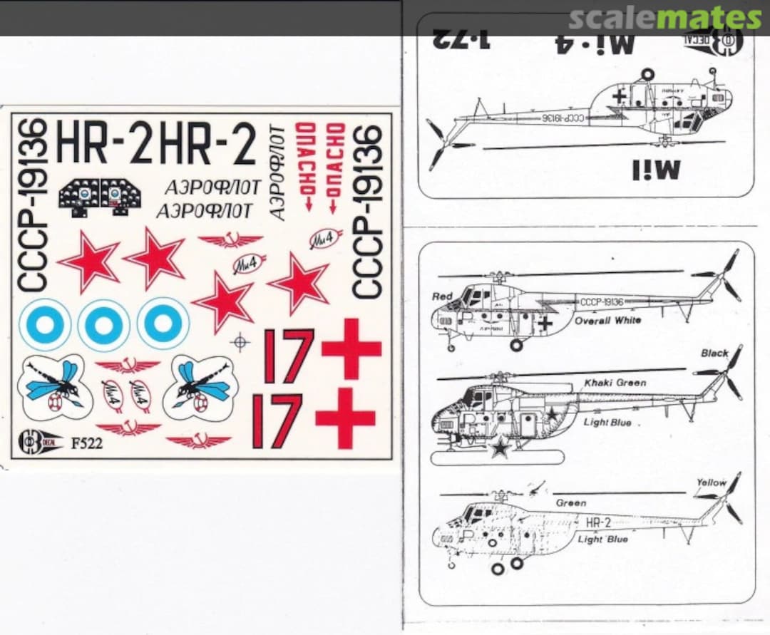 Contents Mi-4 F522 C3D Decal Contents Mi-4 F522 C3D Decal