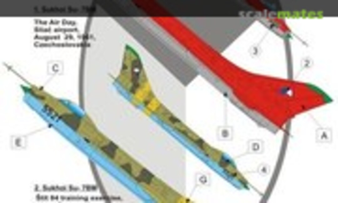 1:144 Sukhoi Su-7BM over Czechoslovakia Part 3 (LF Models C4467) C4467