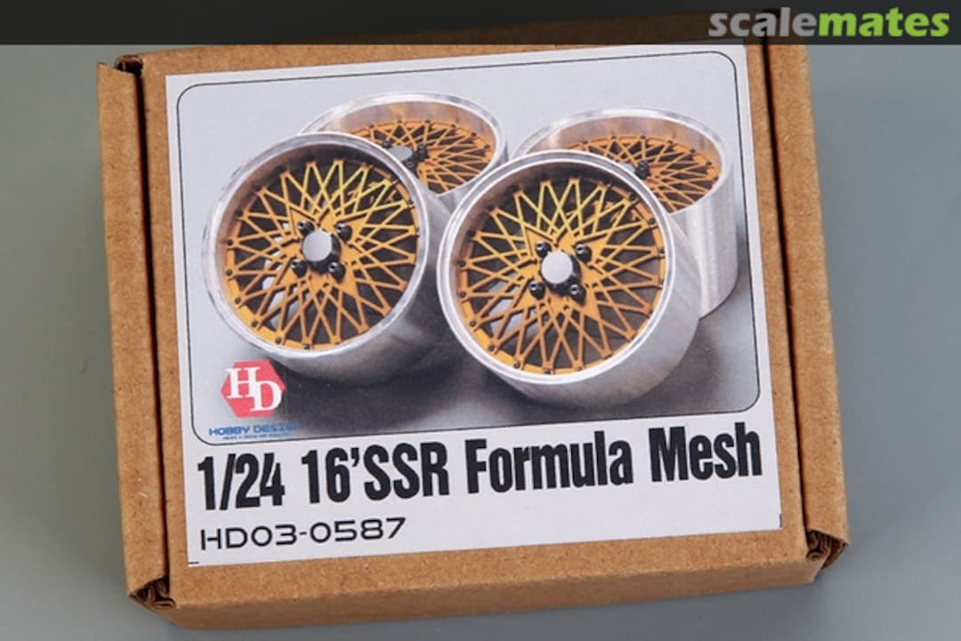 Boxart 16" SSR Formula Mesh Wheels HD03-0587 Hobby Design Boxart 16" SSR Formula Mesh Wheels HD03-0587 Hobby Design