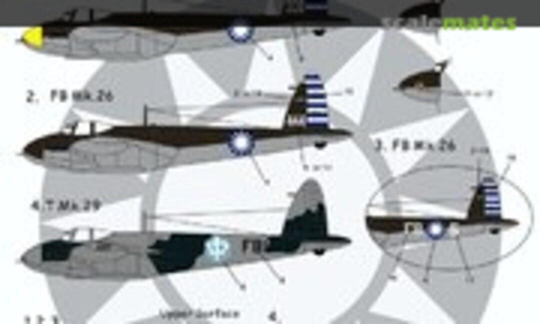 1:72 de Havilland Mosquito F.B.Mk.26 & T.Mk.29, ROCAF (Bestfong 48009) 48009