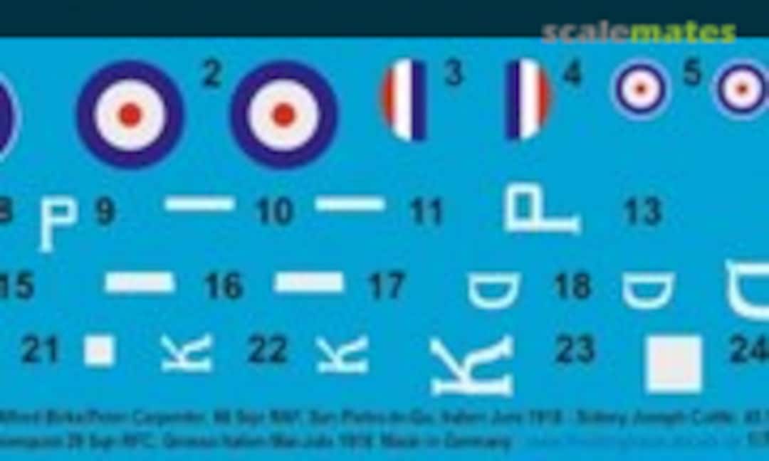 1:72 Sopwith Camel (Peddinghaus-Decals 72 3811) 72 3811