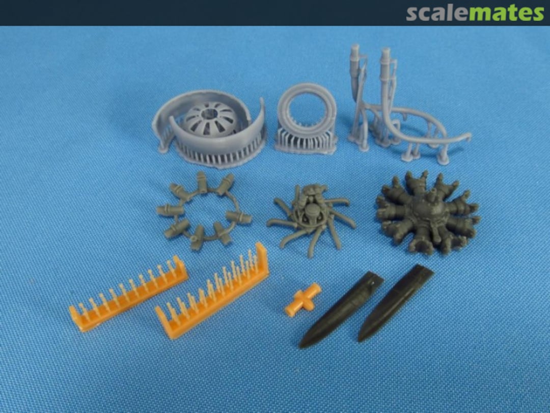 Boxart Junkers W.34 Engine Set MDR48115 Metallic Details Boxart Junkers W.34 Engine Set MDR48115 Metallic Details