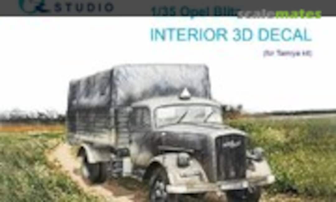 1:35 Opel Blitz interior 3D decals (Quinta Studio QD35033) QD35033