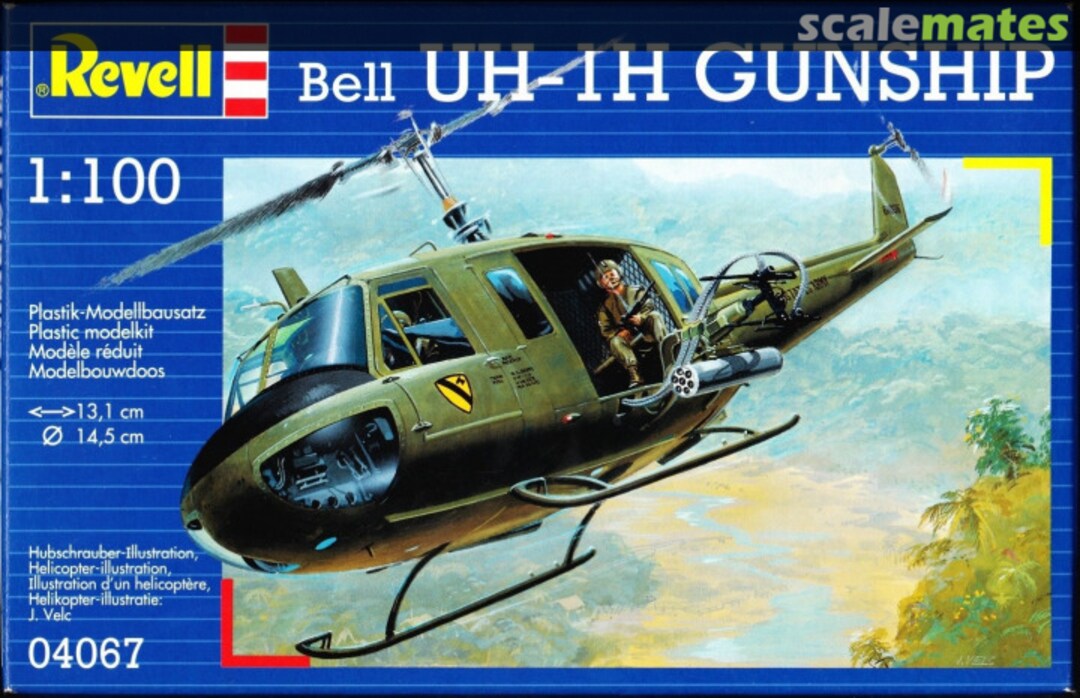 Boxart Bell UH-1H Gunship 04067 Revell Boxart Bell UH-1H Gunship 04067 Revell