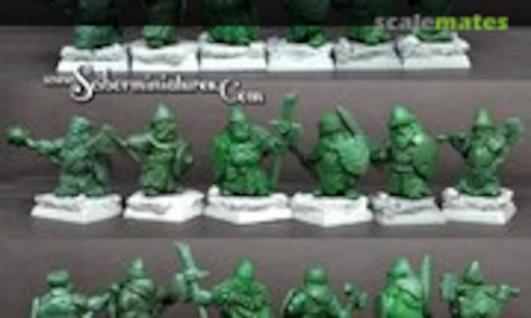 28mm Gnomes Warriors (6) (Scibor Monsterous Miniatures 28FM0591) 28FM0591