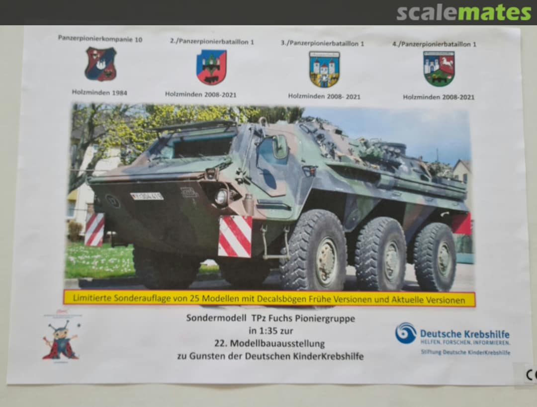Boxart Sondermodell TPZ Fuchs Pionierführung DKKH 2023 Revell