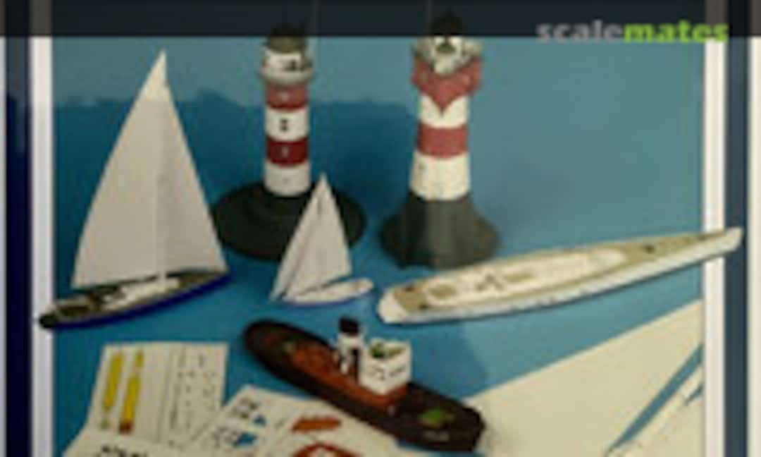 1:250 Regatta Roter Sand (HMV Hamburger Modellbaubogen Verlag Clubmodell 2018) Clubmodell 2018