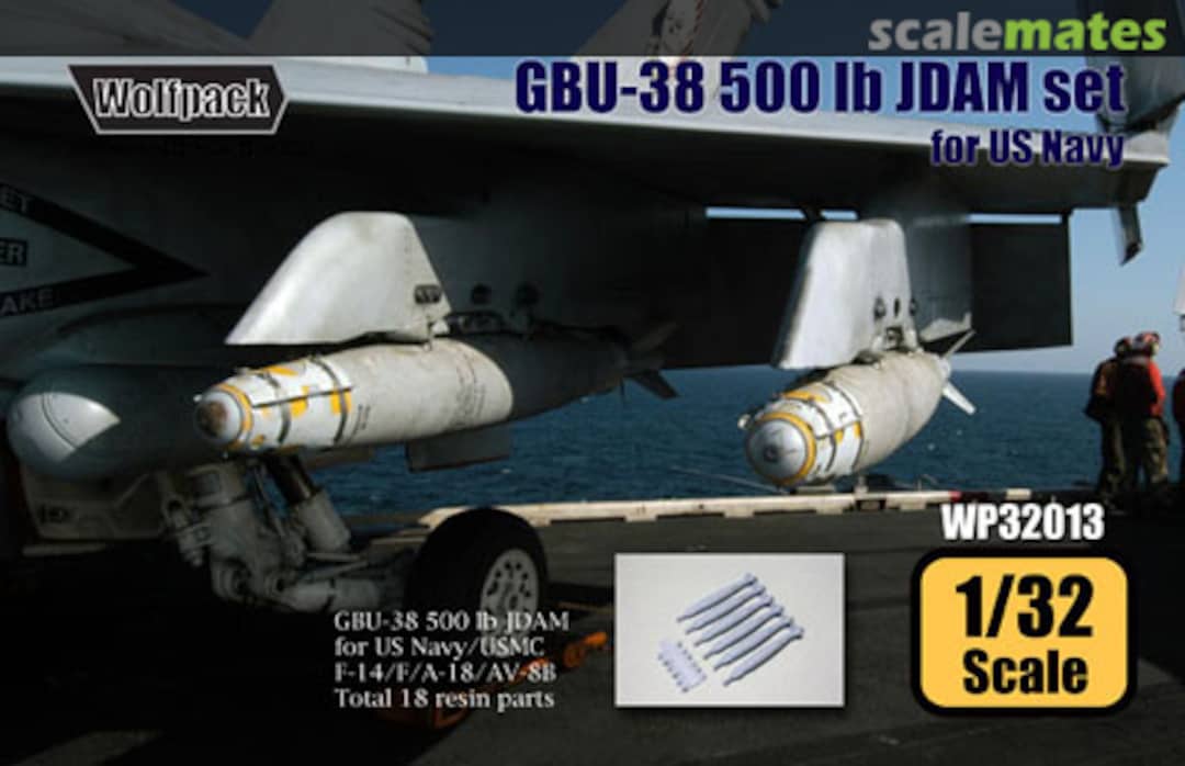 Boxart GBU-38 500 lb. JDAM set for US Navy WP32013 Wolfpack Boxart GBU-38 500 lb. JDAM set for US Navy WP32013 Wolfpack