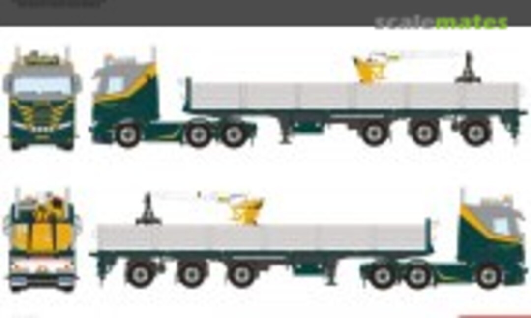 1:50 Iveco S-Way 6x2 with brick trailer Bronsema Stroobos (WSI Models 01-4254)