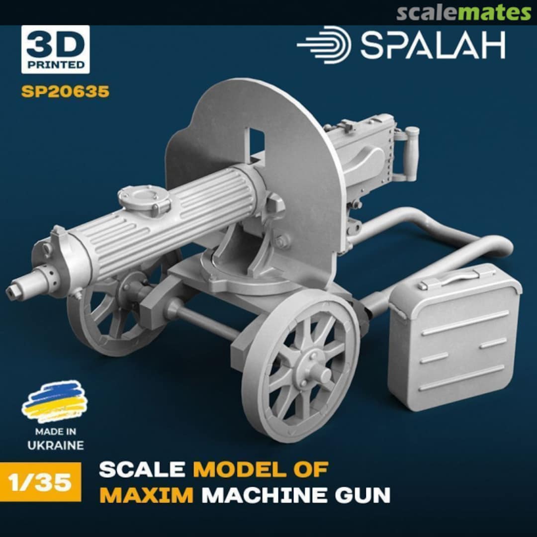 Boxart "Maxim" machine gun SP20635 Spalah Boxart "Maxim" machine gun SP20635 Spalah