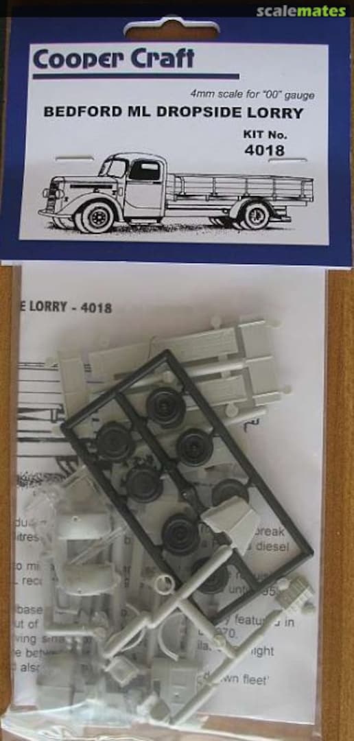 Boxart Bedford ML Dropside Lorry 4018 Cooper Craft