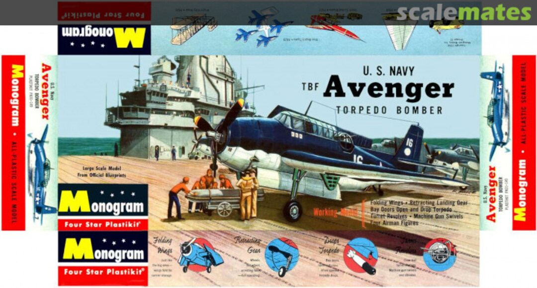 Boxart TBF Avenger PA31-149 Monogram Boxart TBF Avenger PA31-149 Monogram