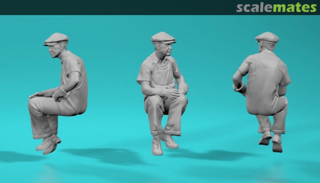 Boxart Robotnicy - Sitting - Pose nr 9 99206809-72 EMP3d Boxart Robotnicy - Sitting - Pose nr 9 99206809-72 EMP3d