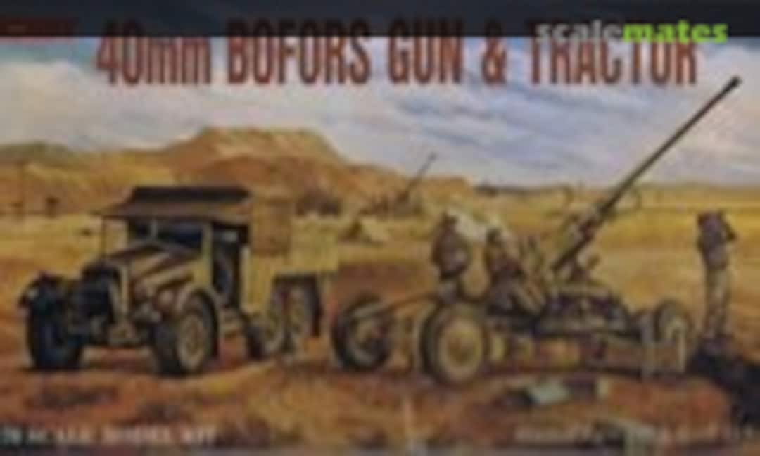 1:76 40mm Bofors Gun &amp; Tractor (Tsukuda Hobby 876W09)