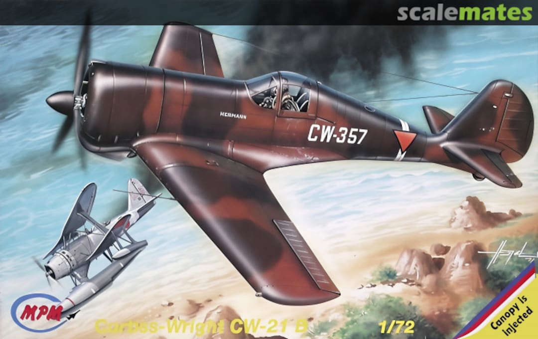 Boxart Curtiss-Wright CW-21 B 72073 MPM Production Boxart Curtiss-Wright CW-21 B 72073 MPM Production