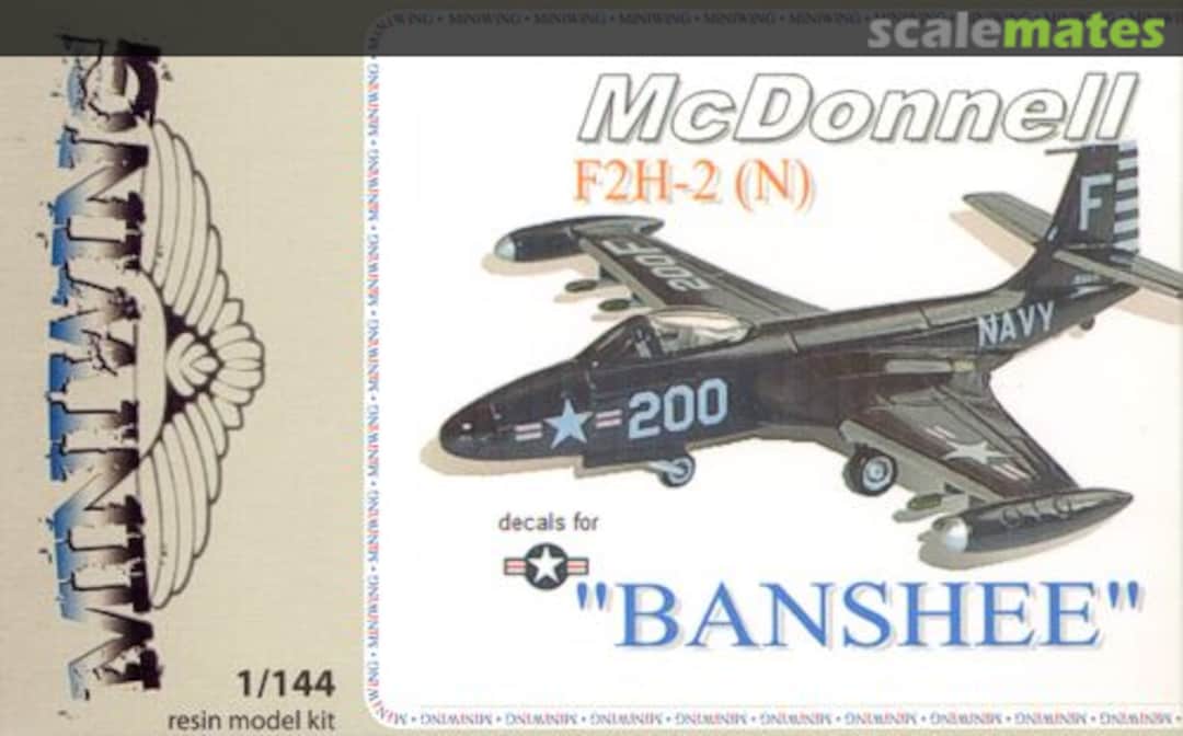 Boxart McDonnell F2H-2 (N) "Banshee" Mini051 Miniwing Boxart McDonnell F2H-2 (N) "Banshee" Mini051 Miniwing