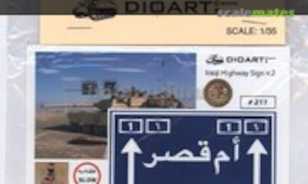 1:35 Iraqi Highway Signage v.2 - Um Quasr (DioArt 211) 211