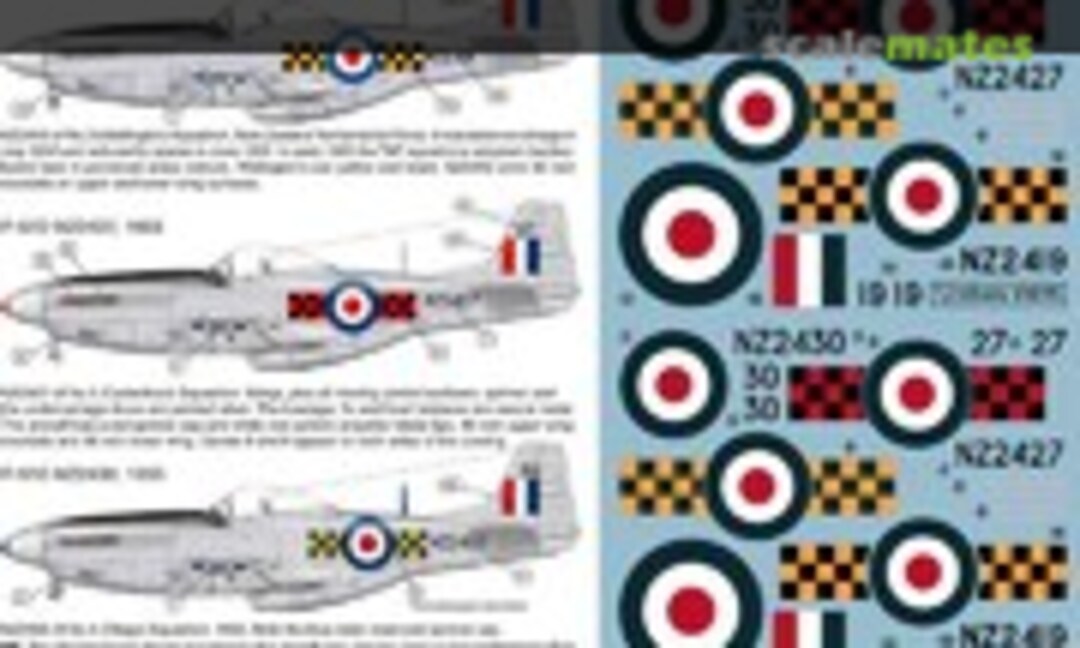 1:32 RNZAF Mustangs, Wellington, Canterbury and Otago (Ventura V3275) V3275