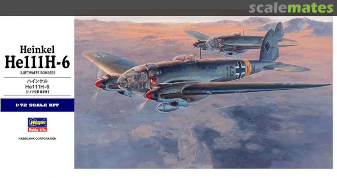 Boxart Heinkel He111H-6 00551 Hasegawa