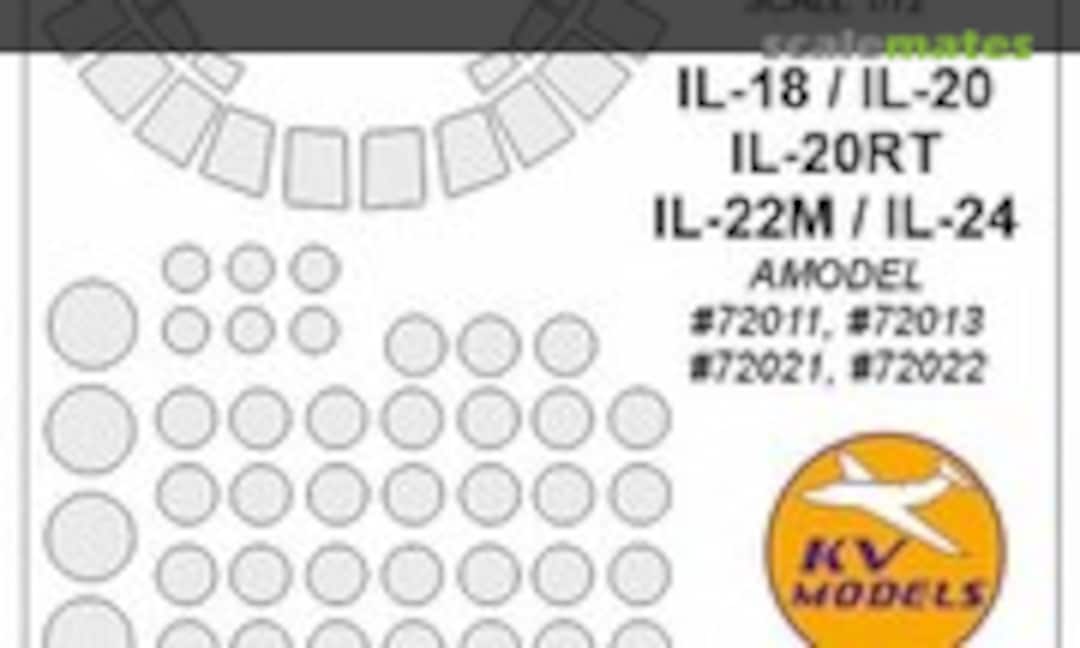 1:72 Il-18/Il-20/Il-20RT/Il-22M/Il-24 (KV Models 72021) 72021