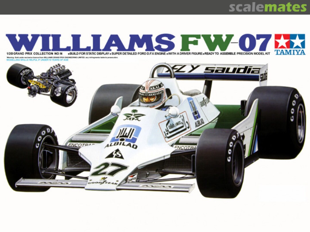 Boxart Williams FW-07 GC2014 Tamiya Boxart Williams FW-07 GC2014 Tamiya